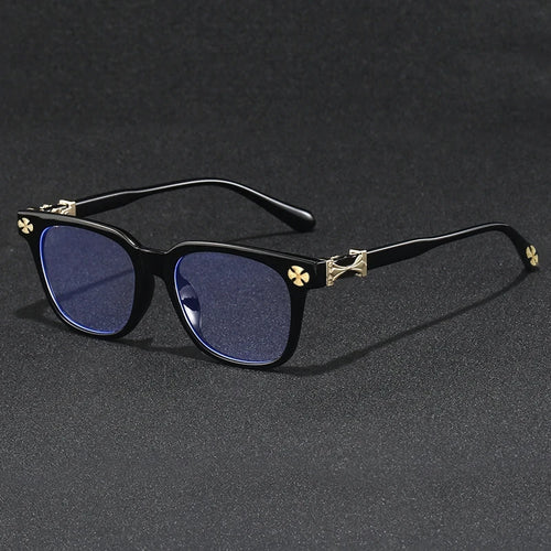 Oversized Rhinestone Blue Light Glasses