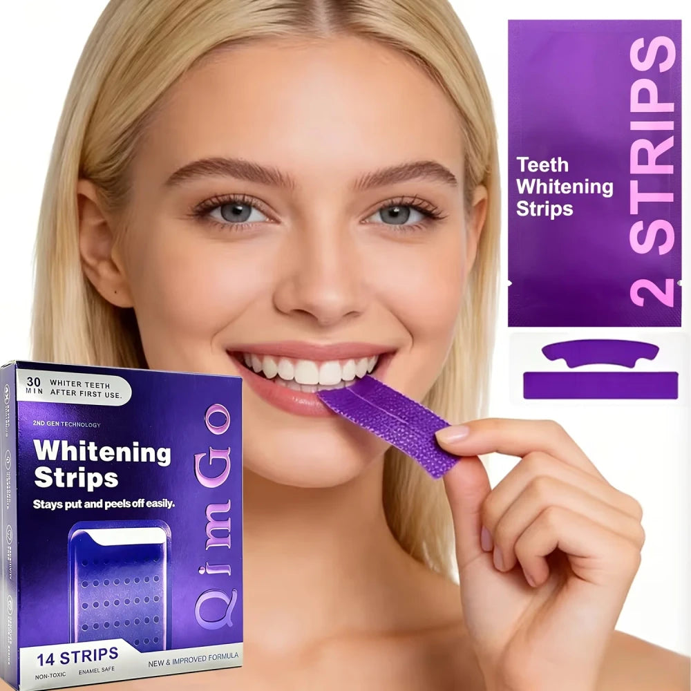 Purple Teeth Whitening Strips